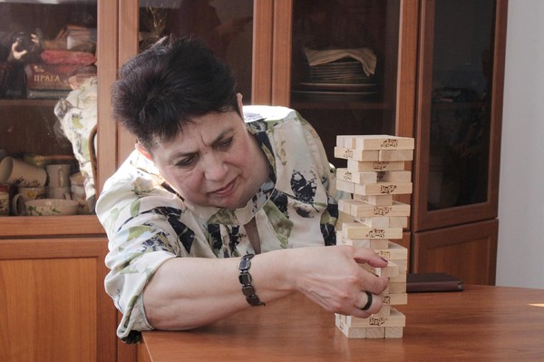 Башня вместо гаджетов тактильный интерактив в рамках программы «Активное долголетие»