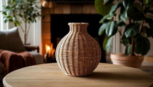 Арт-час «Азбука бумажной лозы» Декоративный вазон