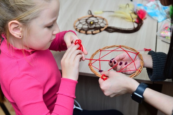 Мастер-класс по узелковому плетению