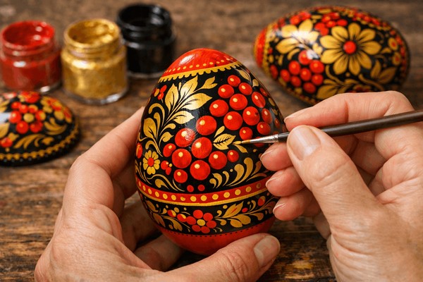 Мастер-класс «Живые традиции: пасхальная роспись»