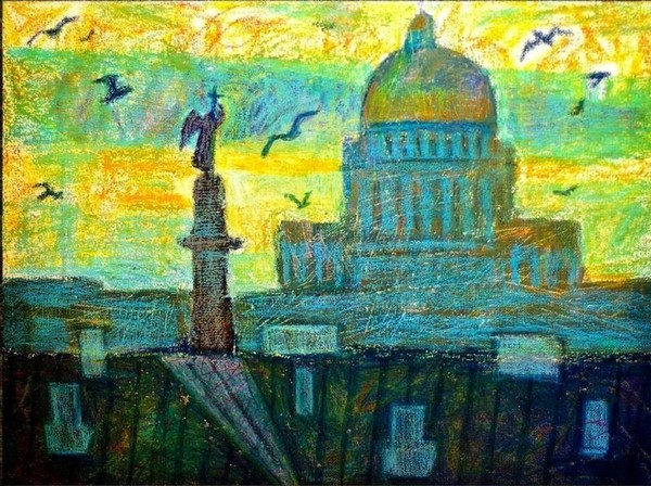 Мастер-класс «Город на закате»