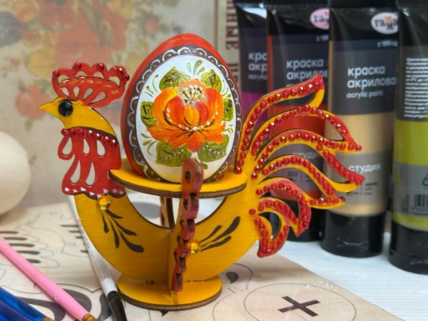 Мастер-класс «Подставка для пасхального яйца»