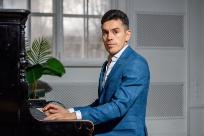 Арсений Трофим под куполом Планетария №1