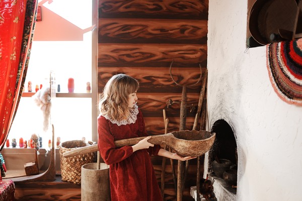 Экспозиция музея «Изба-Забава»