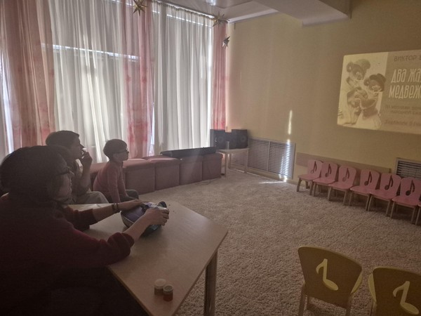Просмотр диафильма-сказки