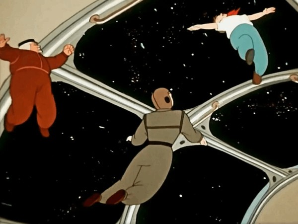 Просмотр мультфильма «Полет на Луну»