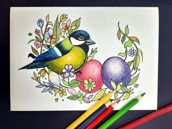 Музейное занятие «Пасхальная открытка. Скетч»