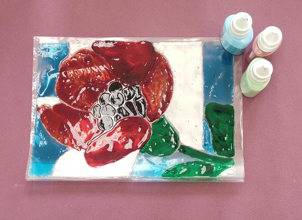 Мастер-класс «Яркий мак»