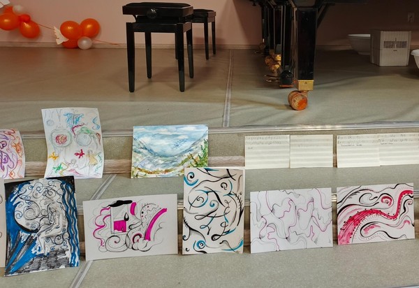 Интегрированное занятие «Диктант в красках»