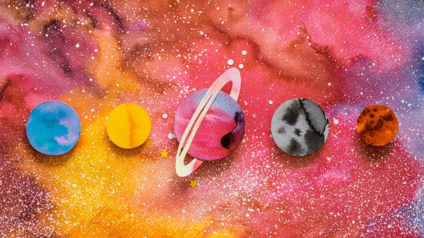 Интерактивное занятие по росписи ткани «Космический виток»