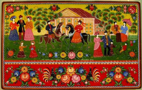 Мастер-класс «Элементы городецкой росписи»