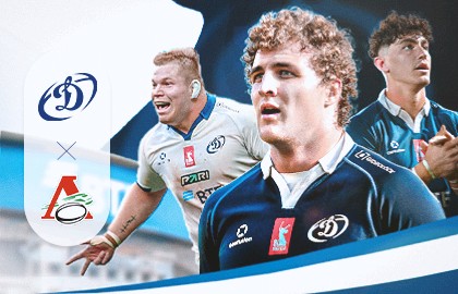 Матч 1-го тура Чемпионата России по регби. РК Динамо Москва – РК Локомотив Пенза. Сезон 2026