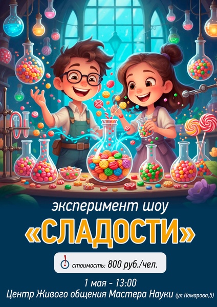 Эксперимент шоу "СЛАДОСТИ"