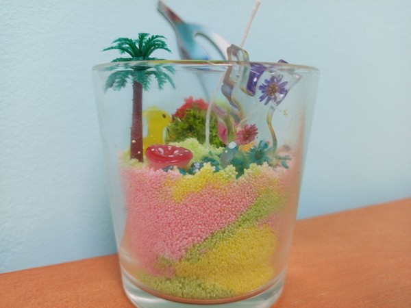 Уникальный оазис: искусство насыпной свечи