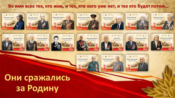 Акция: открытие стены памяти «Они сражались за Родину»