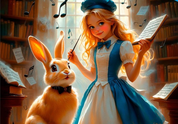 Концерт-сказка «Приключения Алисы, Кролика и семи нот»