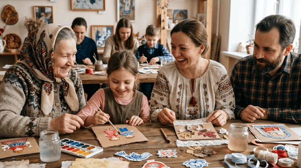 Мастер-класс «Открытка для близких»