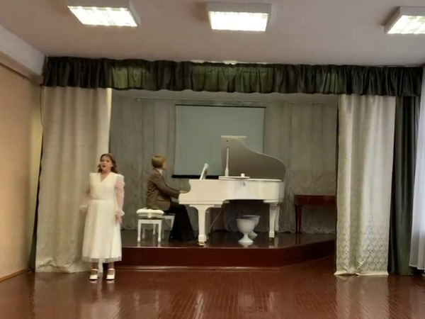Выпускной экзамен на хоровом отделении школы