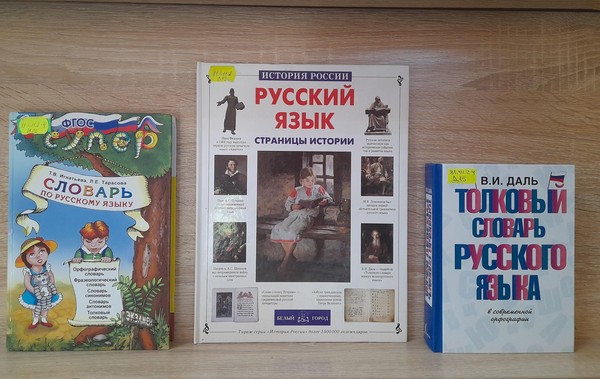 Книжно – иллюстративная выставка «Язык родной дружи со мной!»