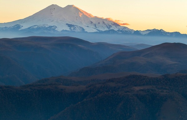 Плато Бермамыт на рассвете