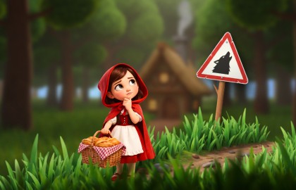 Правила дорожного движения или Приключения Красной Шапочки