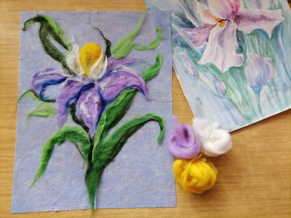 Мастер-класс «Цветы из войлока»