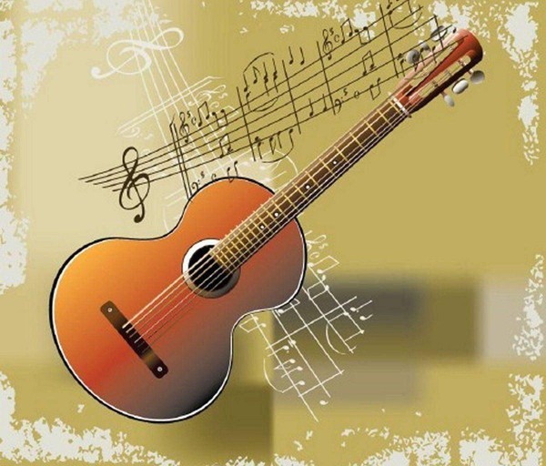 Пой гитара шестиструнная