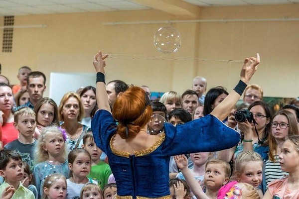 Шоу мыльных пузырей и мыльный мастер-класс