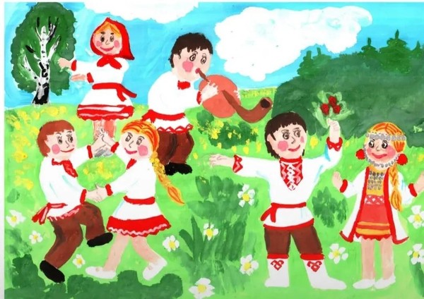 Выставка «Дни марийской культуры – рисуют дети»