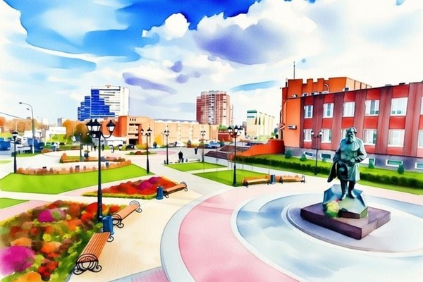 Город в красках