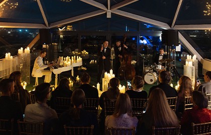 Магия свечей. Frank Sinatra. Джаз на крыше