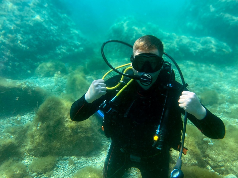 Дайвинг в черном море, подводное видео и фото