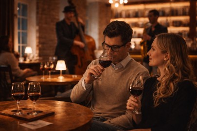 Джаз и вино: дегустация и джаз (тема: топ сорта мира)