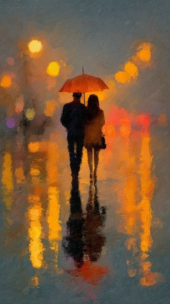 24.05 в 13.00 Мастер-класс "Под дождём", масло\акрил или свободная тема.