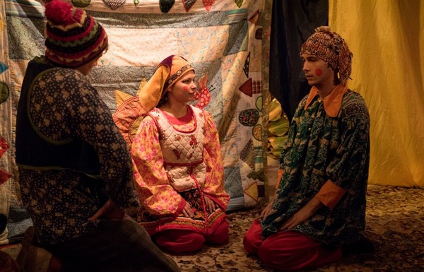 Кот, дрозд и петушок