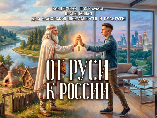 Концертная программа, посвященная Дню славянской письменности и культуры «От Руси к России»