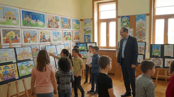 Выставка детских рисунков «Курбан-Байрам»