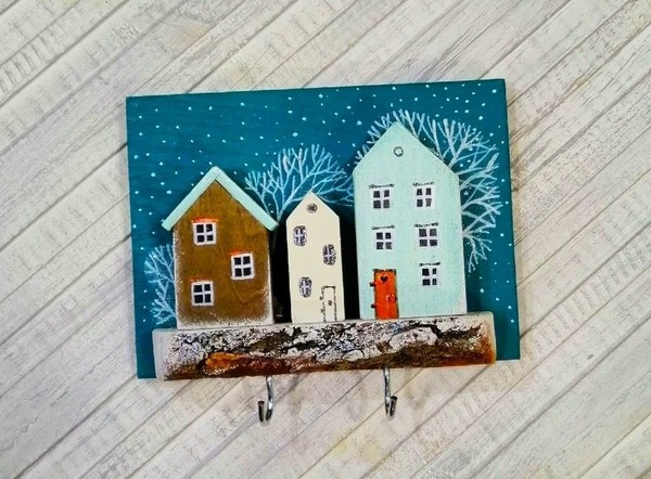 Мастер-класс «Ключница деревянная»