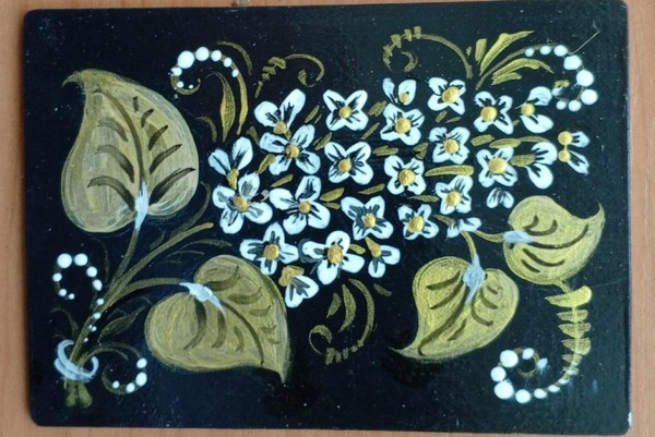 Мастер-класс по промысловой росписи «Ветка сирени» (Петербургский стиль)