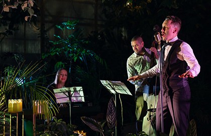 Магия свечей. Fly me to the moon. Джаз на луне