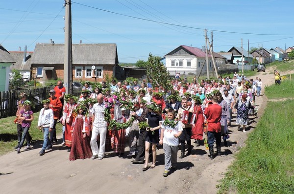 Праздник троицких традиций в деревне Кураково