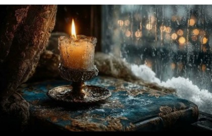 Свеча горела на столе...