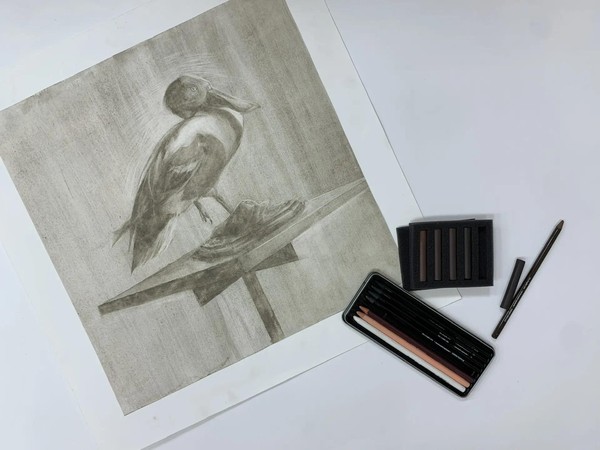 Мастер-класс «Птица сепией»