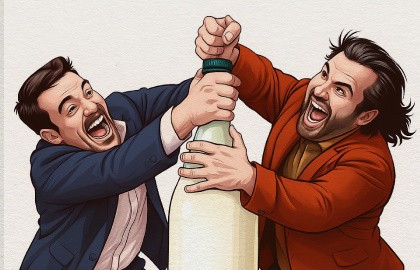 Борьба за кефир