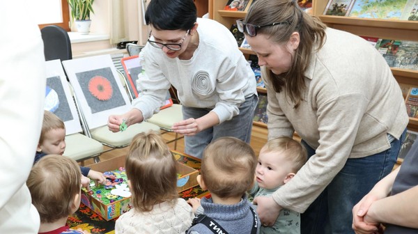 Занятие в клубе «Маленький читайка» «Трудный день у паучка»