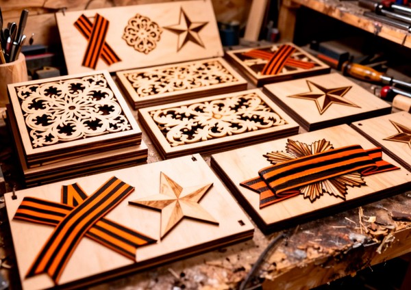 Выставка детских творческих работ ко Дню Победы