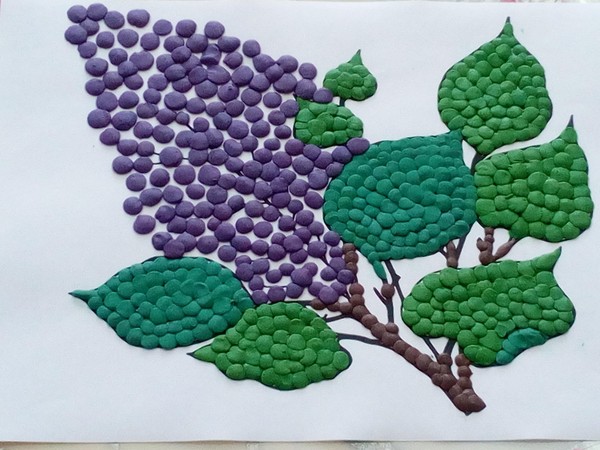 Мастер-класс «Веточка сирени»