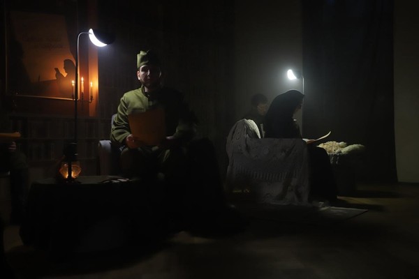 Спектакль «Сквозь пепел и строки»