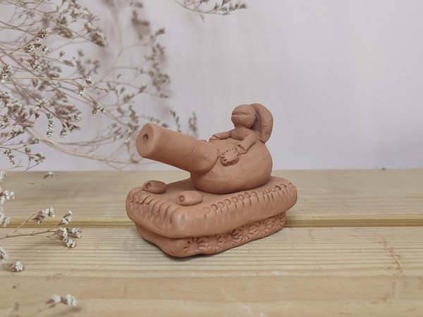 Мастер-класс по лепке из глины «Танк»