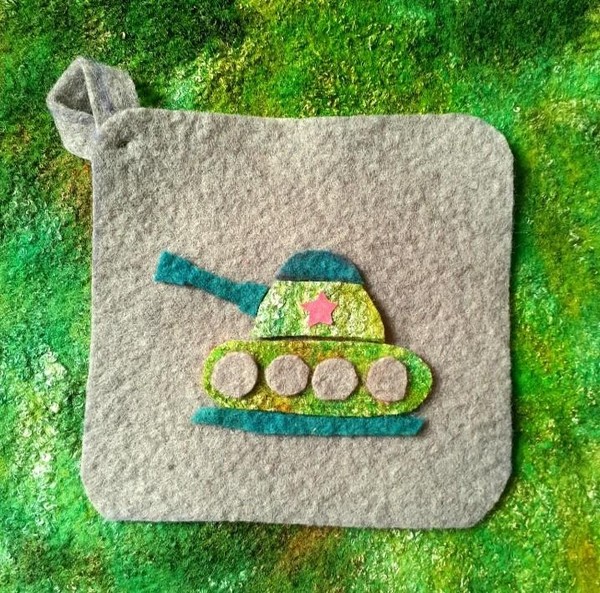 Мастер-класс по войлоковалянию «Танк»